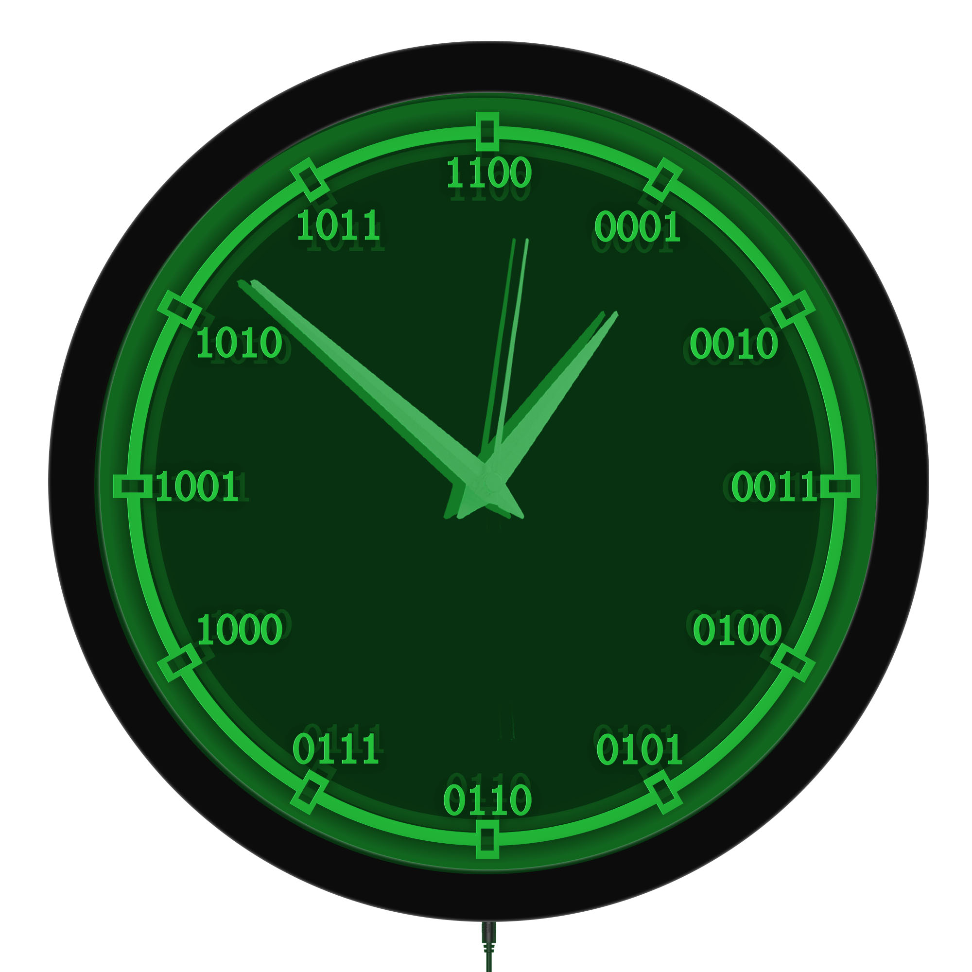 Office Tech Ideas - Orologio da Parete con Luce LED