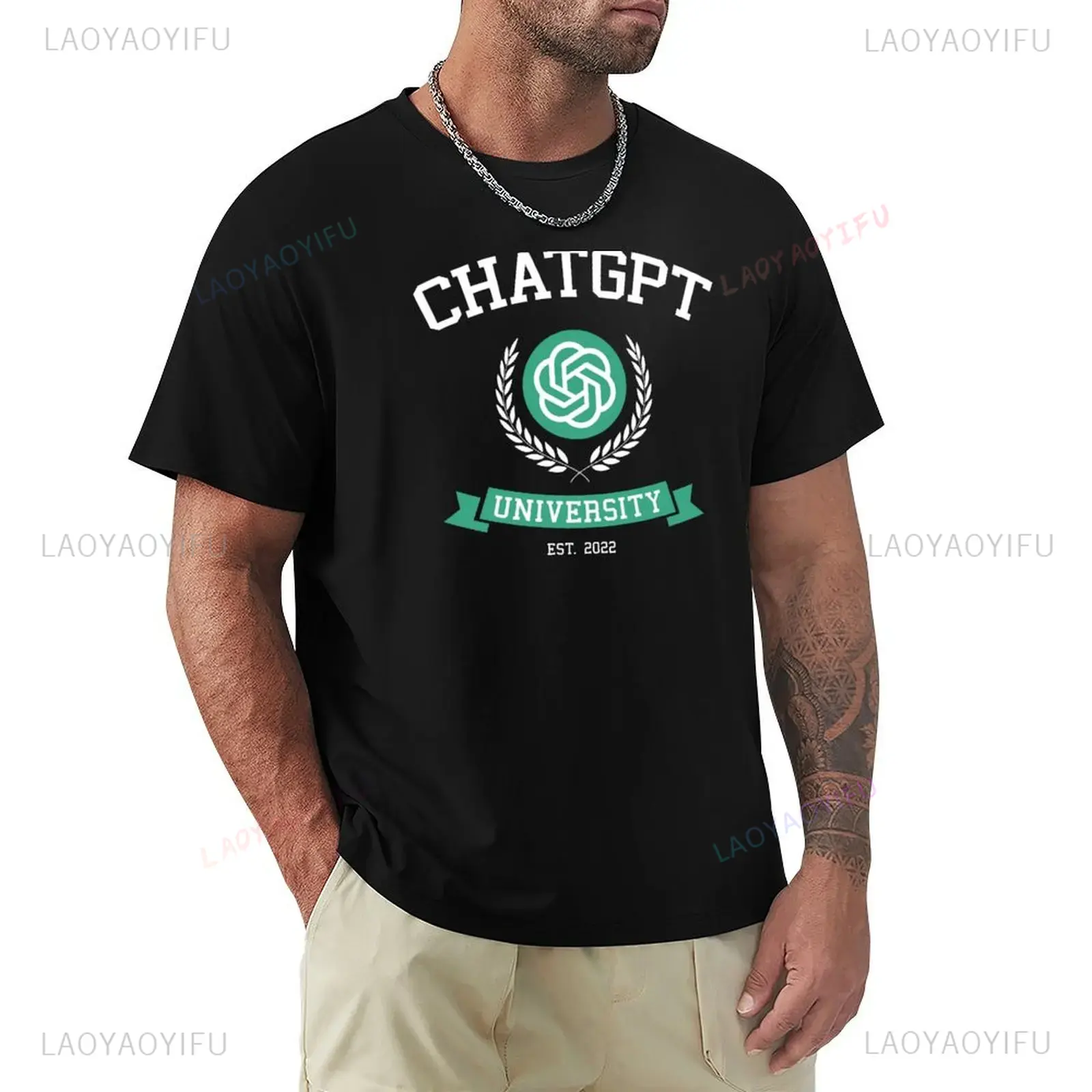 Office Print Tech - Divertente maglietta unisex ispirata a ChatGPT,