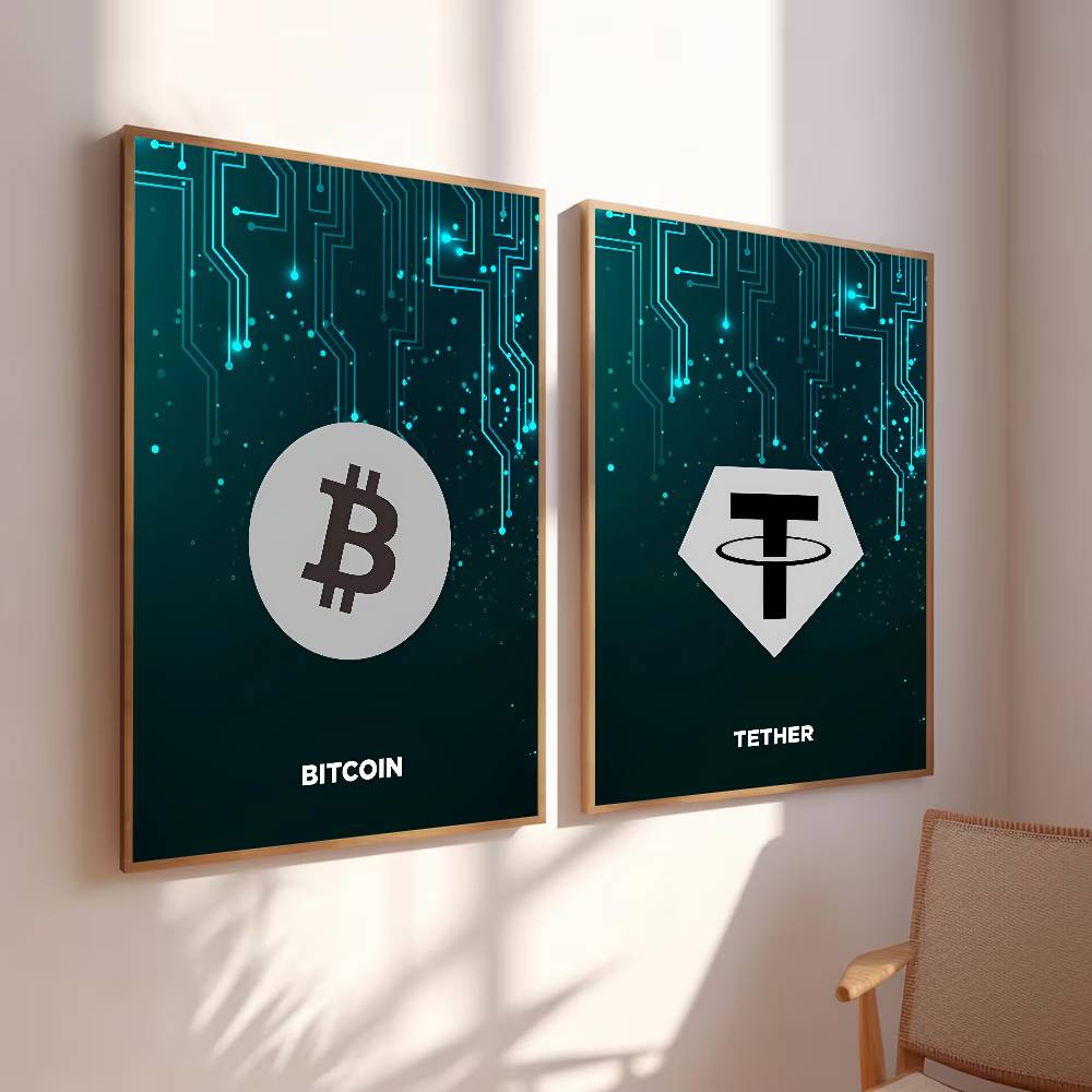 Poster con Simbolo Crypto Tech - Office Print Tech recensione e prezzo